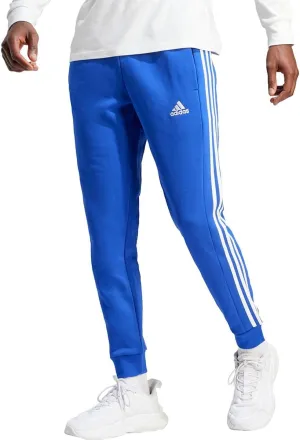 adidas Men's Essentials Fleece Tapered Cuffed 3-Stripes Pants