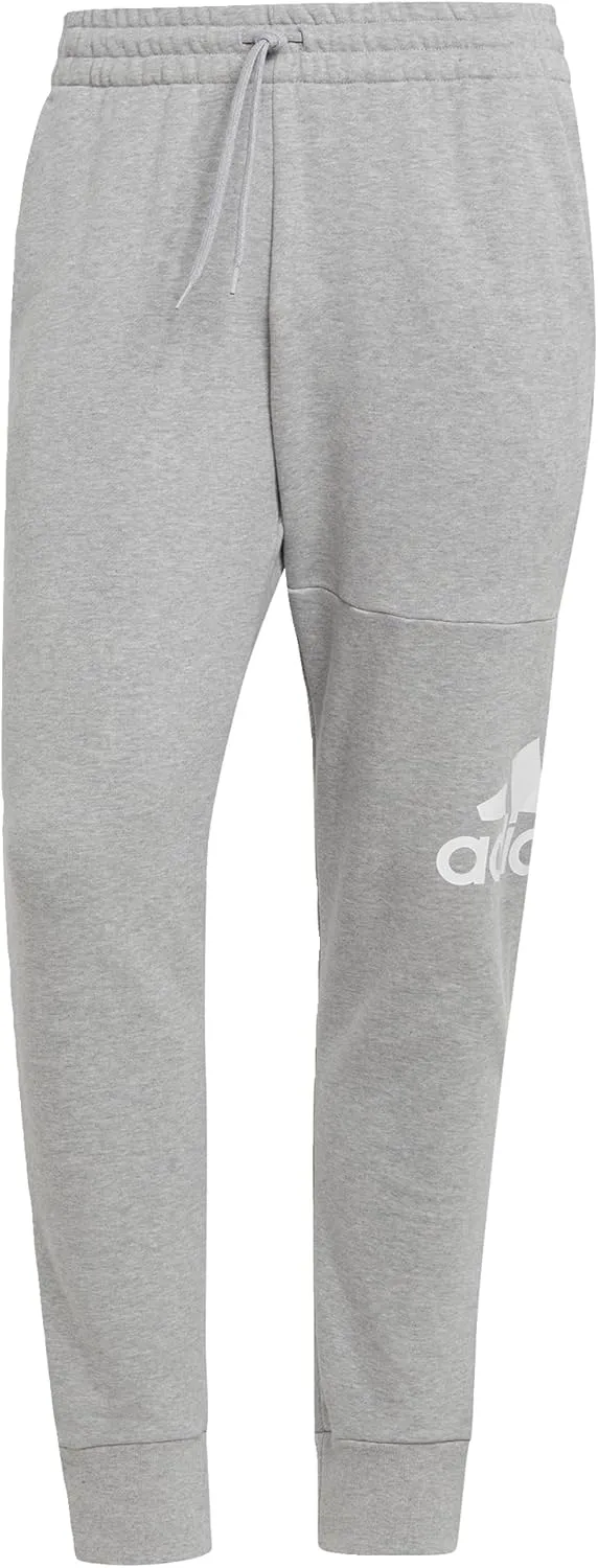 adidas Men's Essentials French Terry Cuffed Logo Pants