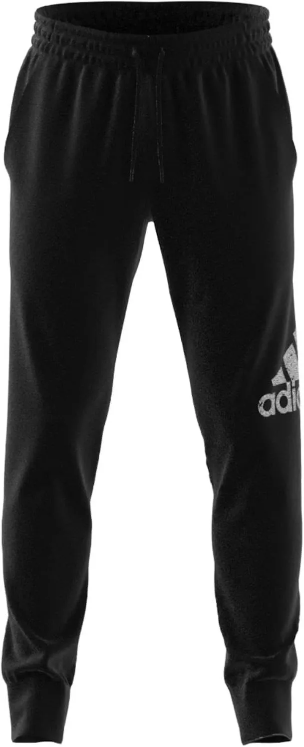 adidas Men's Essentials French Terry Cuffed Logo Pants