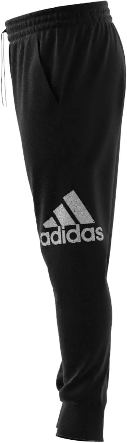 adidas Men's Essentials French Terry Cuffed Logo Pants
