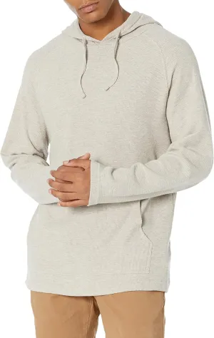 Amazon Essentials Men's Pullover Hoodie, Long-Sleeve Slub Thermal (Previously GoodThreads)