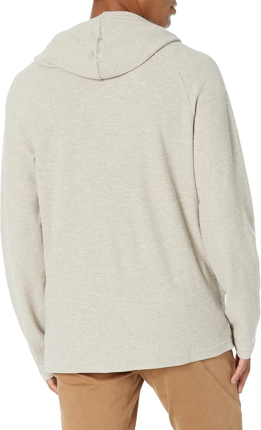 Amazon Essentials Men's Pullover Hoodie, Long-Sleeve Slub Thermal (Previously GoodThreads)