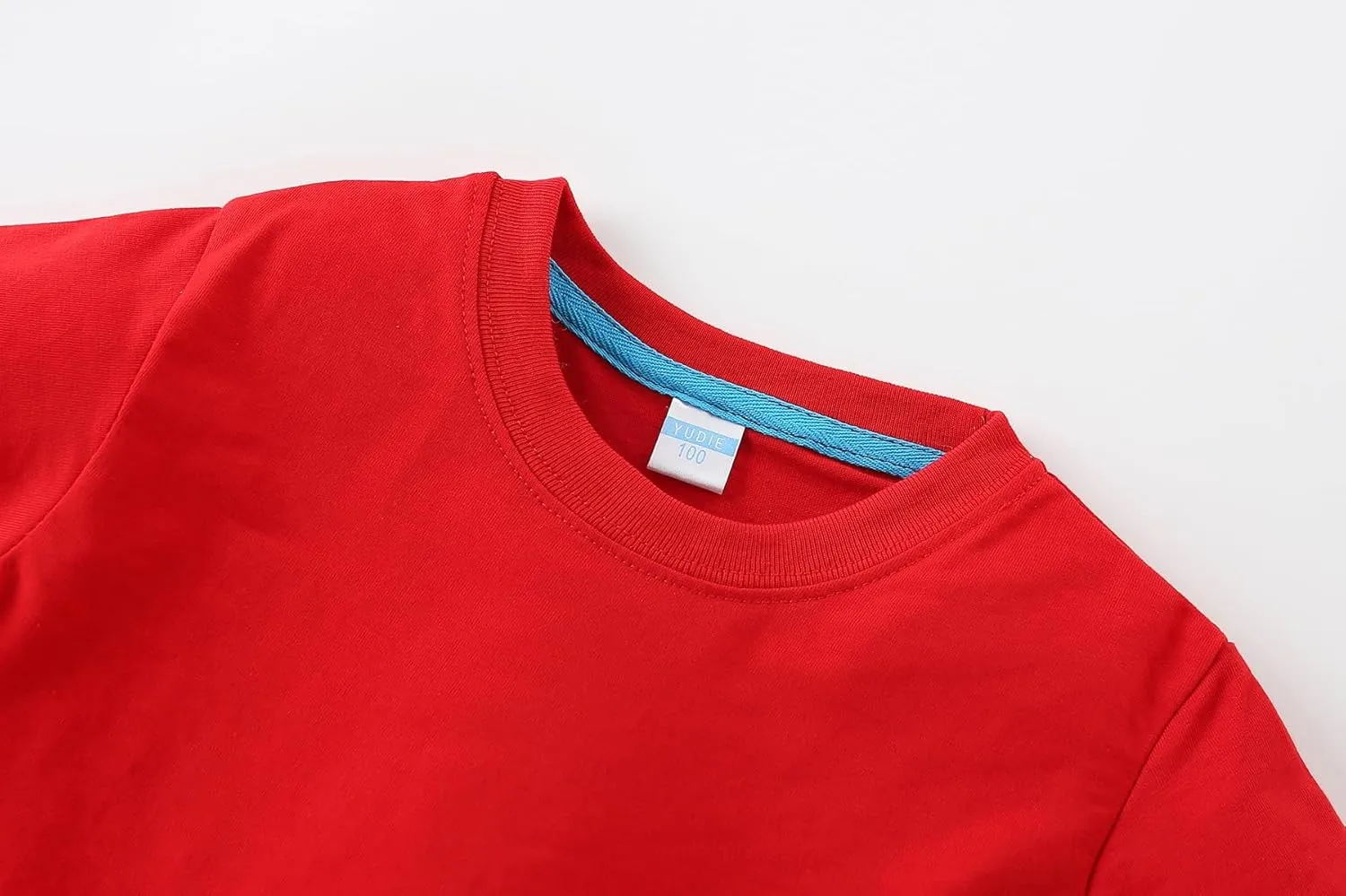 AMIYAN Toddler T Shirts Boys Girls Basic Tee Summer Cotton T-Shirts Crewneck Short Sleeve Shirts for Kids 2-7Y