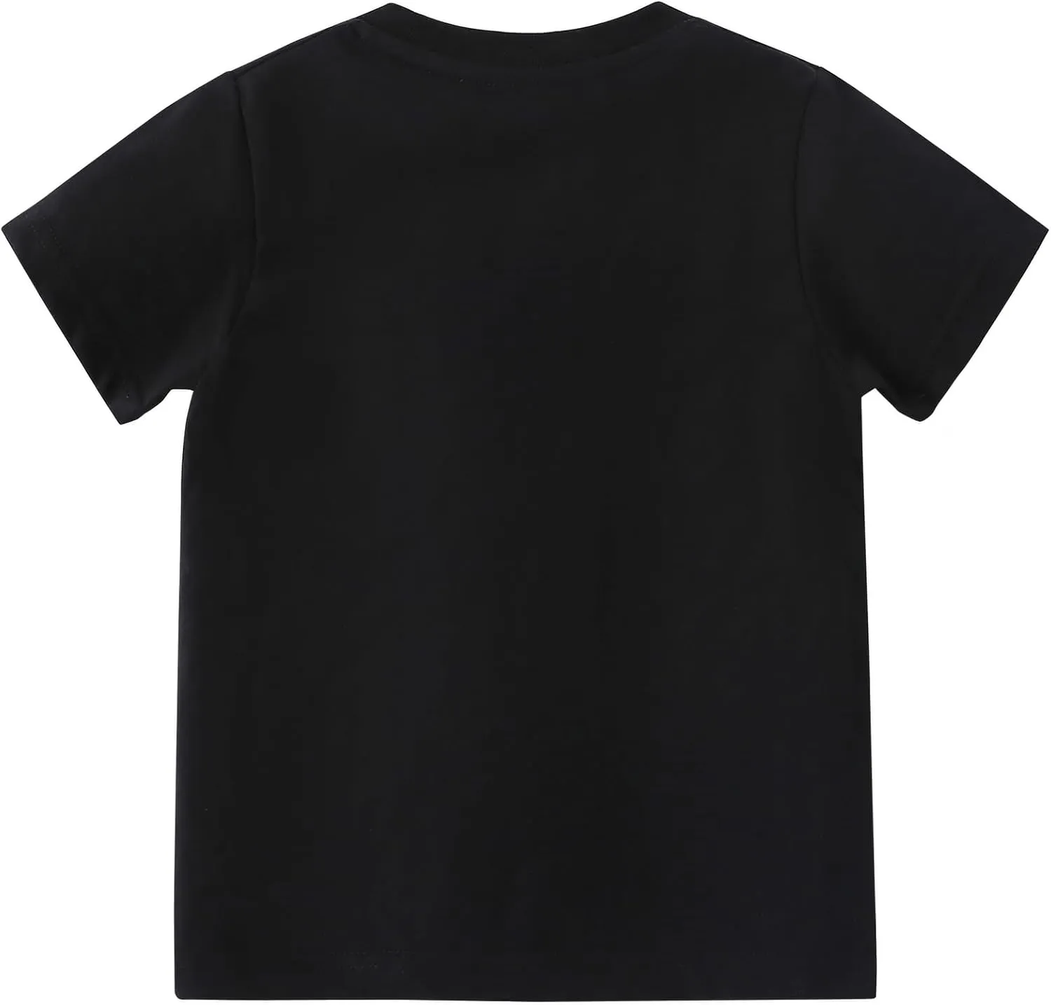 AMIYAN Toddler T Shirts Boys Girls Basic Tee Summer Cotton T-Shirts Crewneck Short Sleeve Shirts for Kids 2-7Y