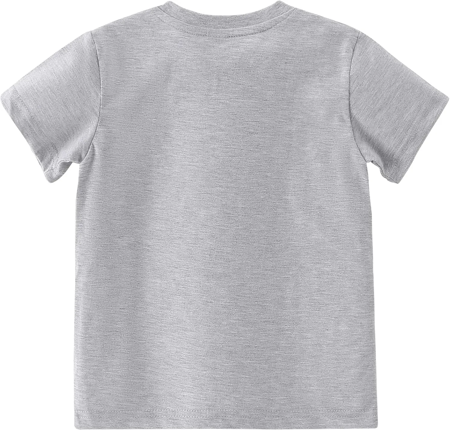 AMIYAN Toddler T Shirts Boys Girls Basic Tee Summer Cotton T-Shirts Crewneck Short Sleeve Shirts for Kids 2-7Y