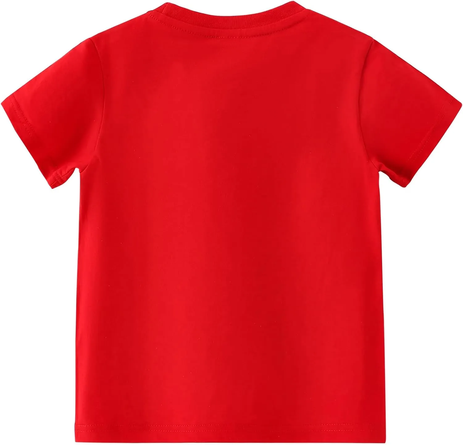AMIYAN Toddler T Shirts Boys Girls Basic Tee Summer Cotton T-Shirts Crewneck Short Sleeve Shirts for Kids 2-7Y