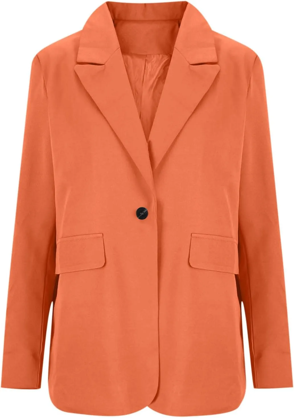 Blazers for Women Business Casual 2025 Long Sleeve Blazers Solid Color Work Office Open Front Blazer Jackets Cardigan