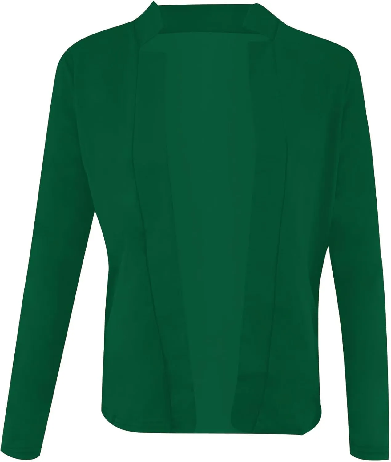 Blazers for Women Business Casual Cropped Jacket Long Sleeve Open Front Blazer Work Office 2024 Fall Outerwear, Large