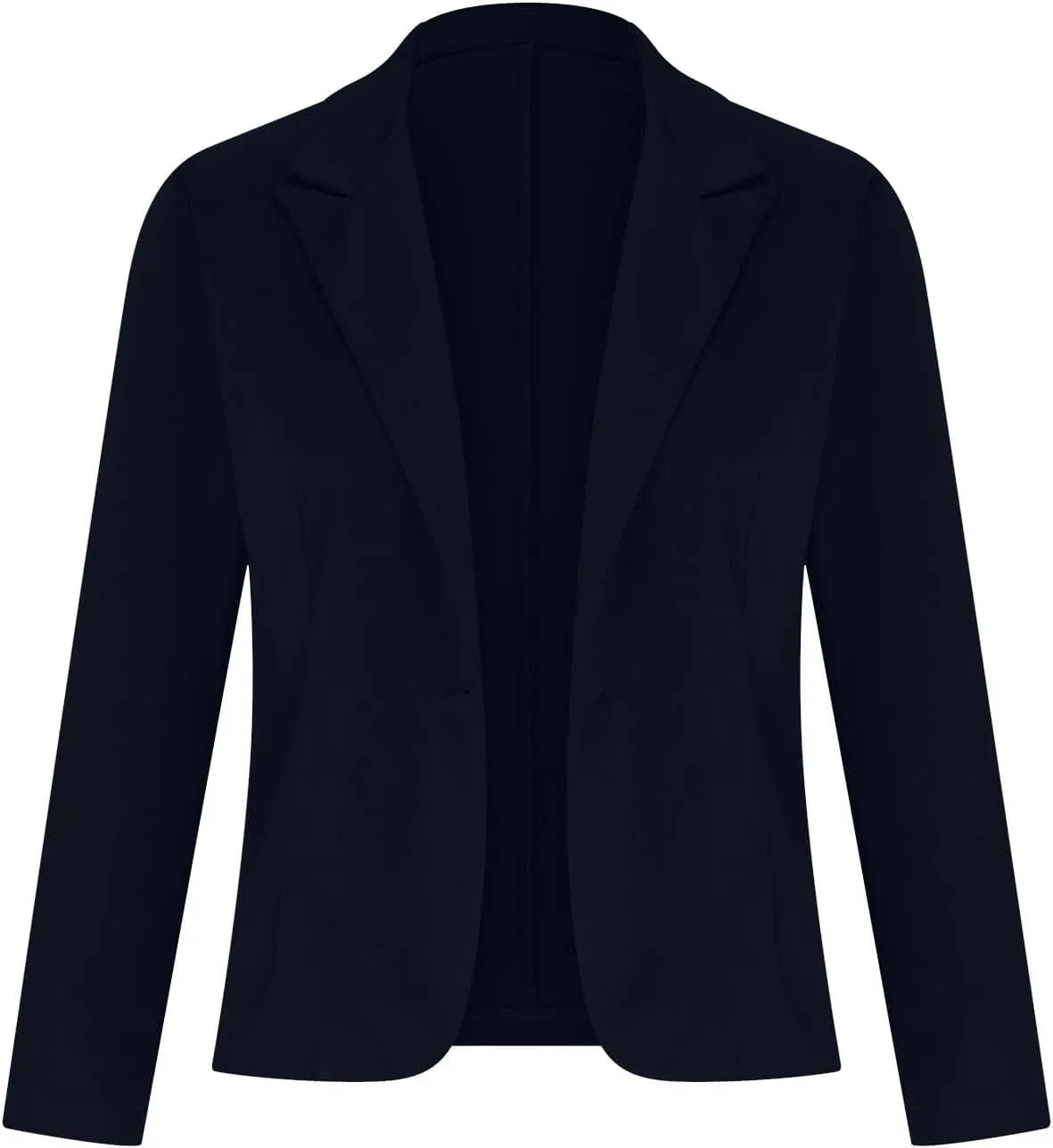 Blazers for Women Business Long Sleeve Open Front Blazers Casual Office Slim Button Suit Jacket with Pocket Cardigan