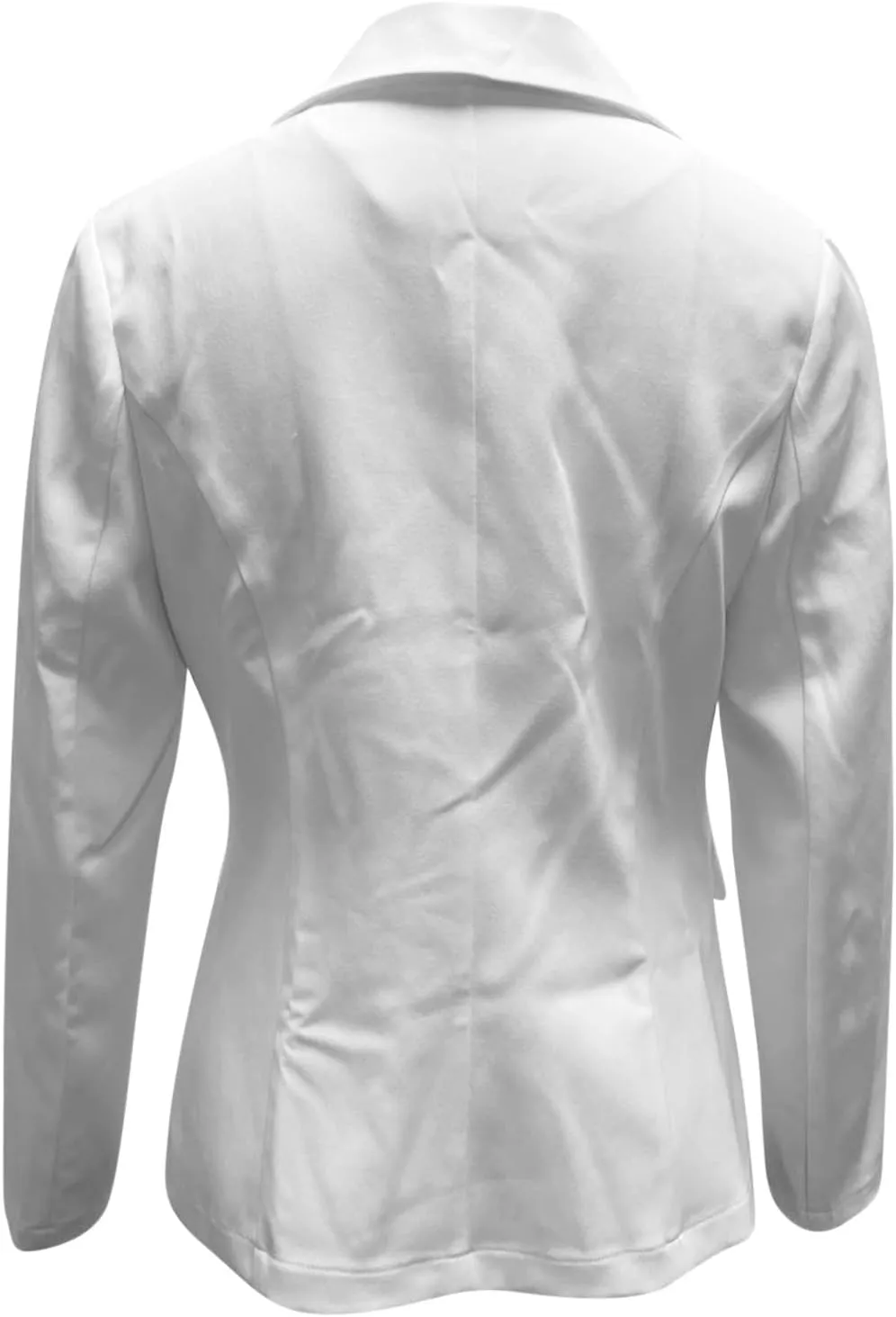 Blazers for Women Casual Open Front Button Jackets Solid Lapel Suite Jacket 2025 Trendy Outerwear with Pockets