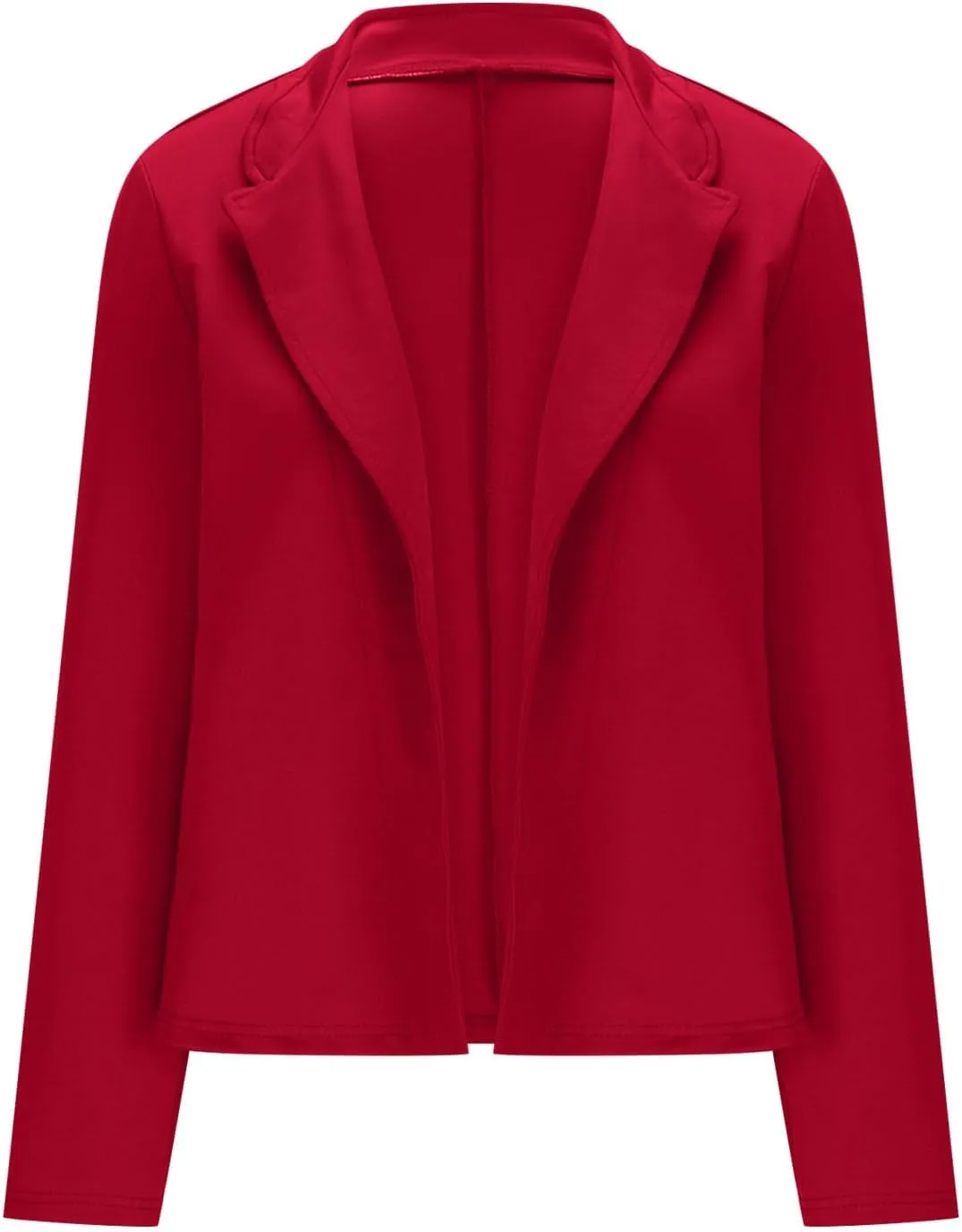 Blazers for Women Oversized Long Sleeve Open Front Work Office Blazer Jackets Casual Lightweight Lapel Cardigan