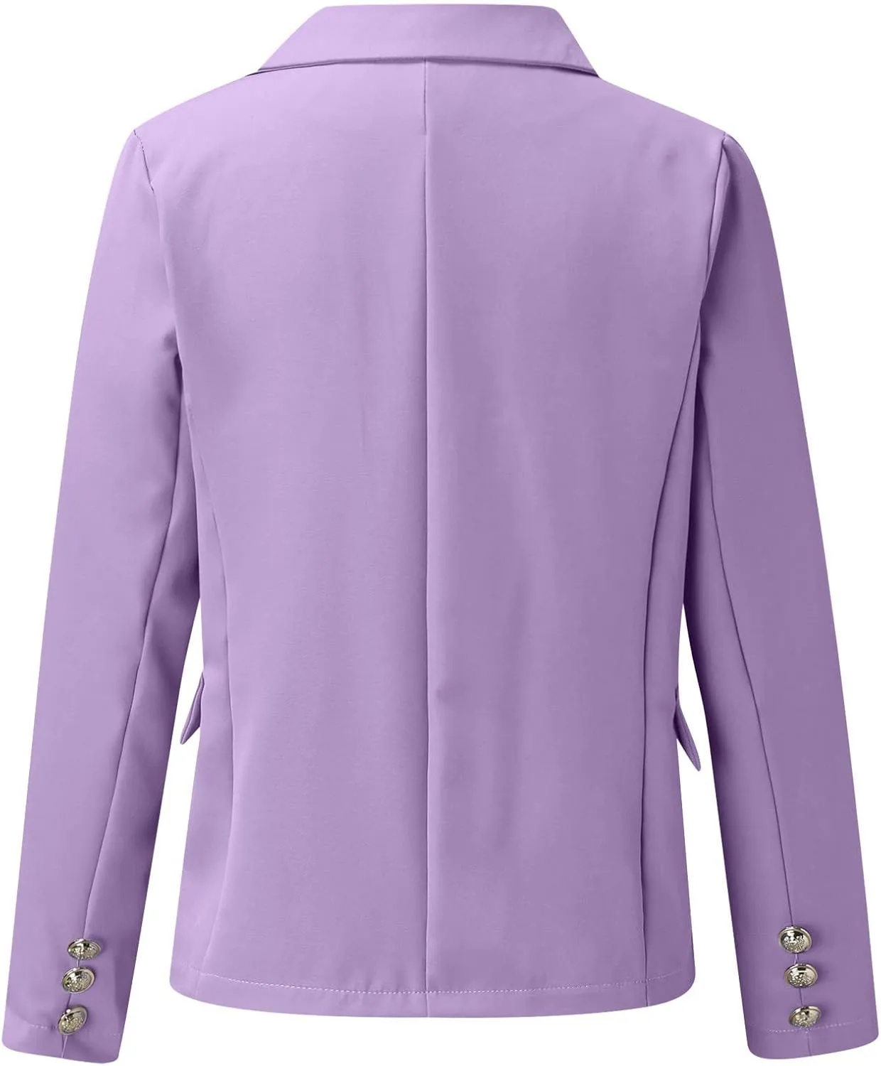 Blazers for Womens Fall Trendy Lapel Long Sleeve Sport Jacket Casual Chest Button Open Front Cardigans 2024 Work Suit