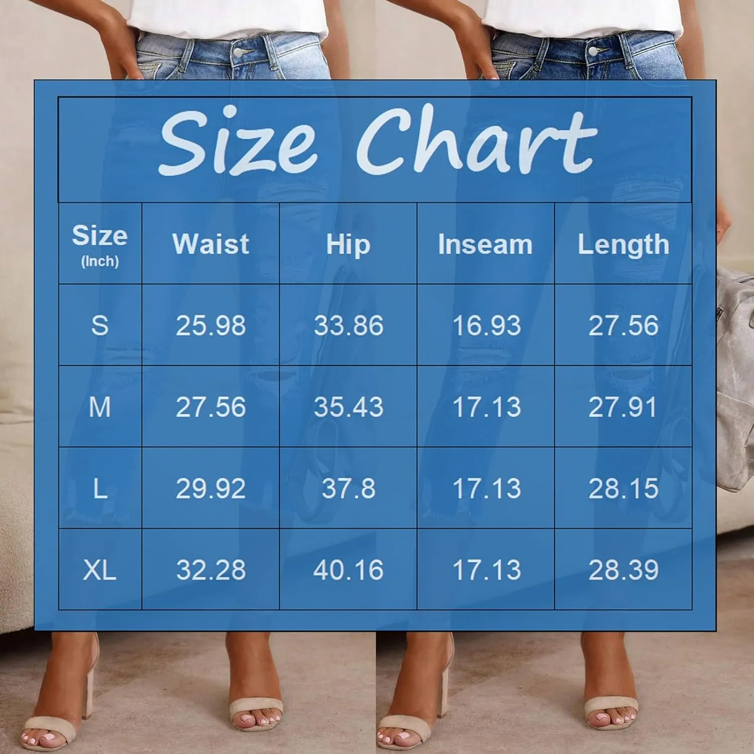 Capri Jeans for Women Stretch Low Rise Ripped Skinny Jeans Distressed Trendy Raw Hem Cropped Jeggings with Pockets