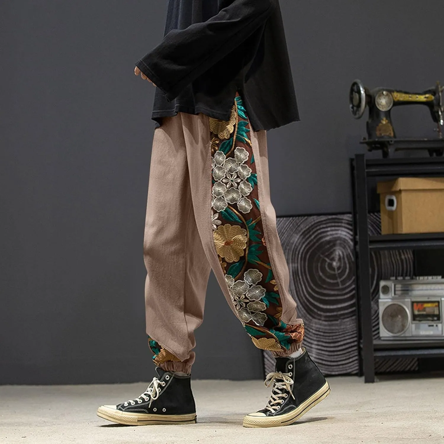 Cargo Pants for Men Relaxed Fit Relaxed Fit Sport Pants Jogger Sweatpants Drawstring Outdoor Trousers with Pockets