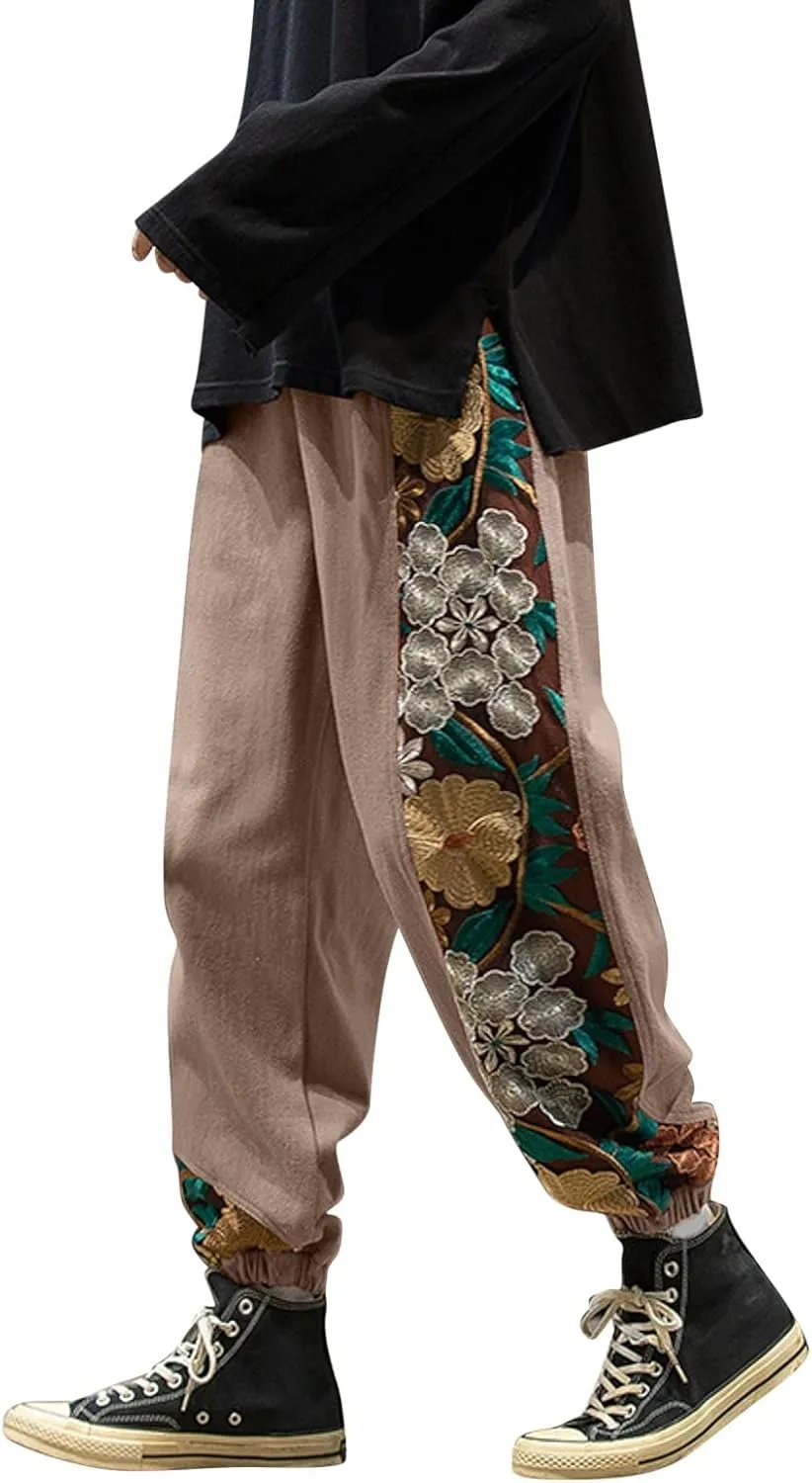 Cargo Pants for Men Relaxed Fit Relaxed Fit Sport Pants Jogger Sweatpants Drawstring Outdoor Trousers with Pockets