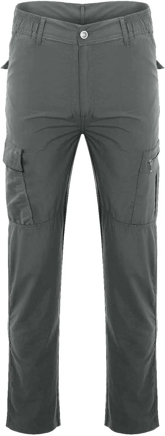 Cargo Pants for Men Ripstop Waterproof Flex Camo Tactical Pants Multi Pocket Lightweight Camping Hiking Work Pants