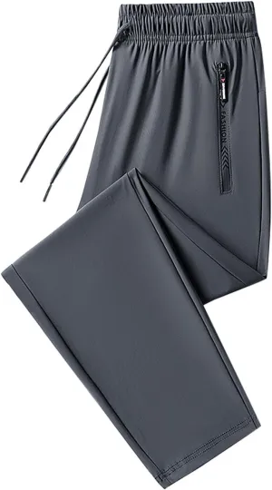 Casual Lightweight Pants for Women Elastic Waist Athletic Everyday Trouser Quick-Dry Stretchy Park Workout Sweatpants