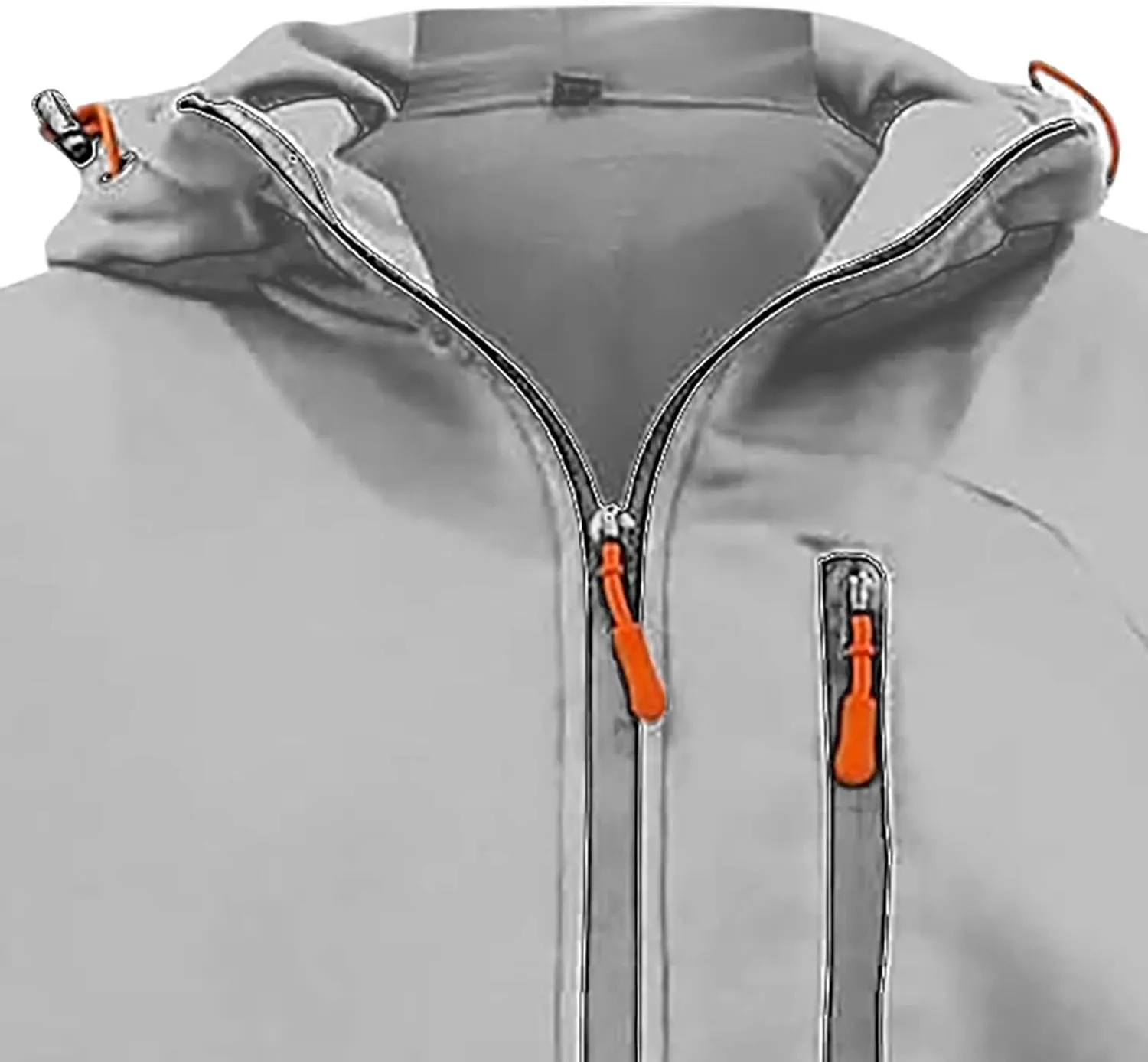 Casual Workout Hoodies for Men Full Zip Slim Fit Long Sleeve Hooded Sweatshirt Running Sports Athletic Track Jackets
