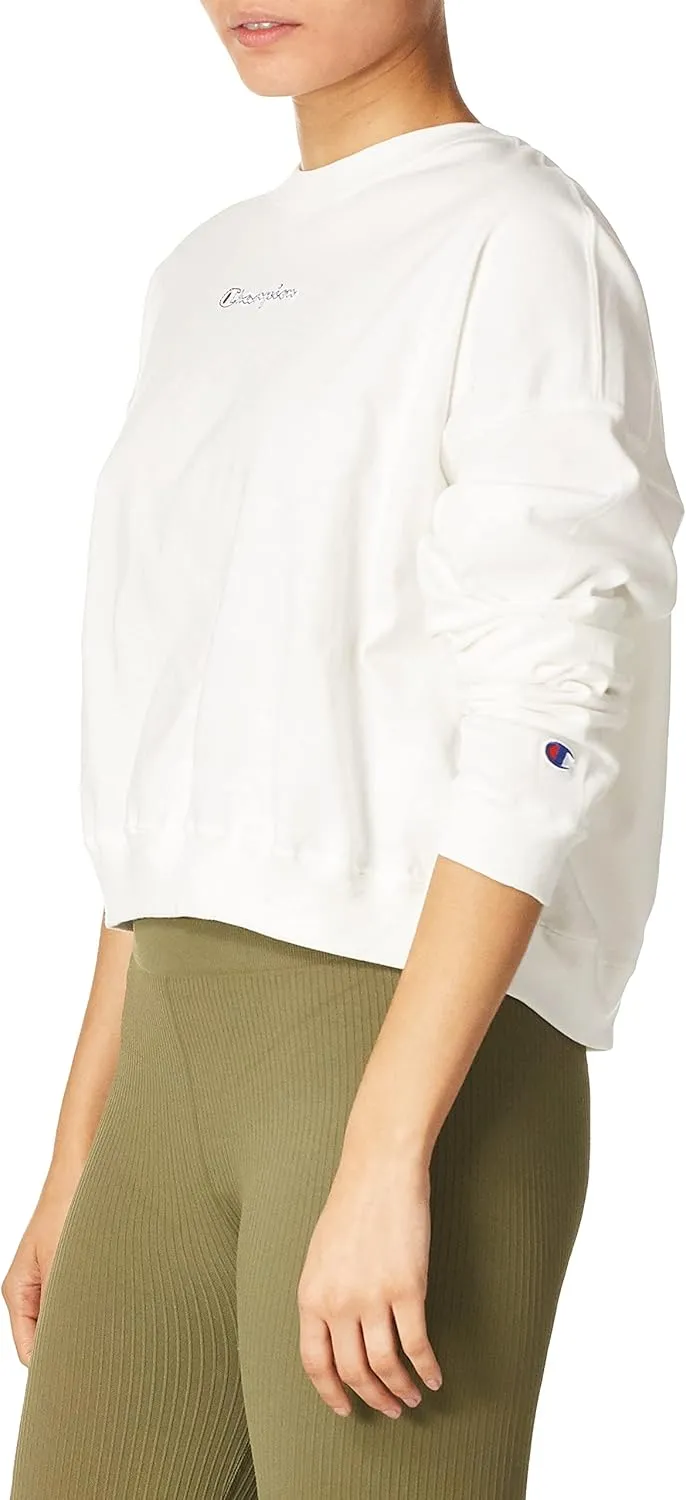 Champion Sweatshirt, Midweight Tee Shirt Hoodie for Women, Graphic