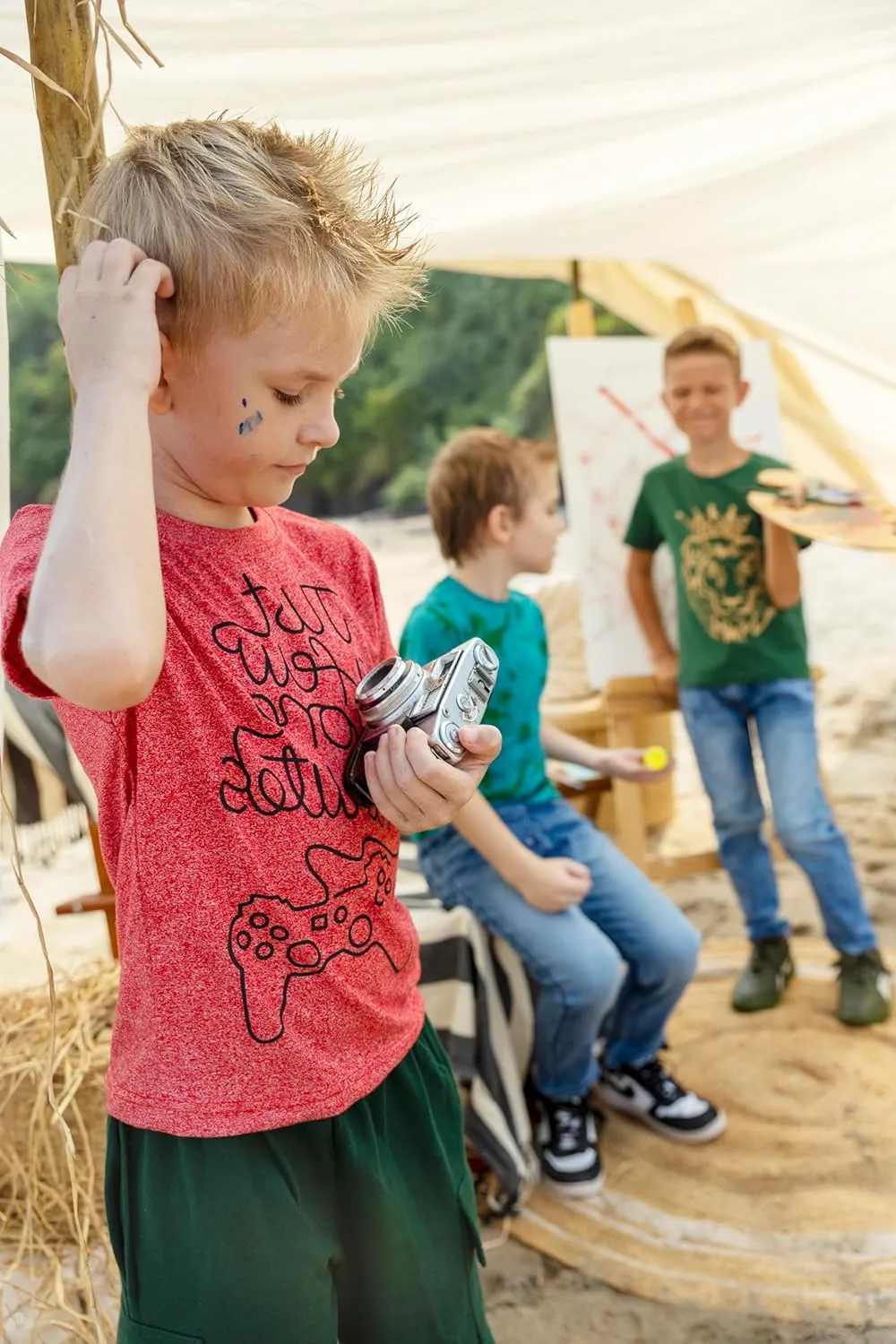 chopper club Boys 4 Pack Youth 4-13 Yrs Everyday T-Shirts Made from Cotton, Regular Fit Pack of 4 Tees