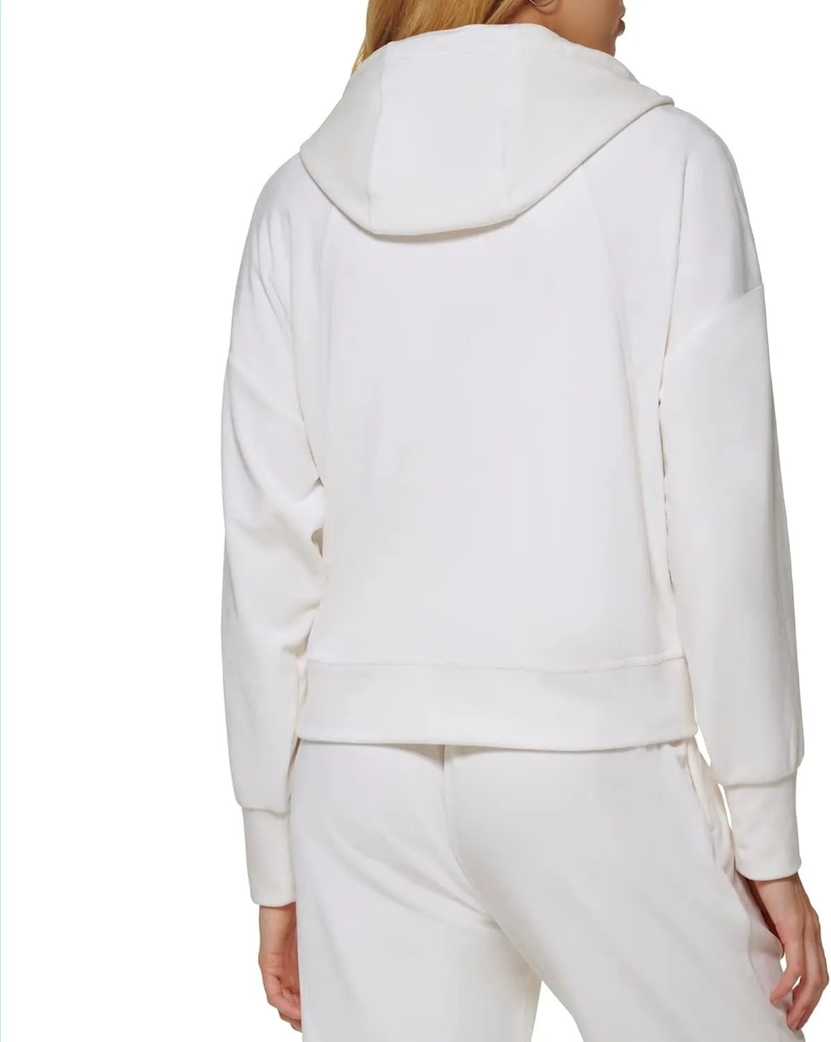 DKNY Women's Everyday Essential Zip Up Hoodie