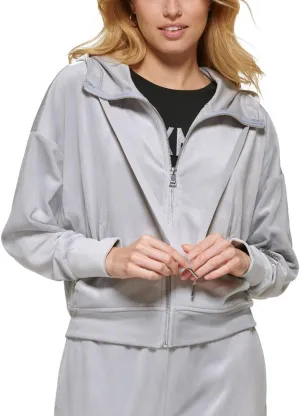 DKNY Women's Everyday Essential Zip Up Hoodie