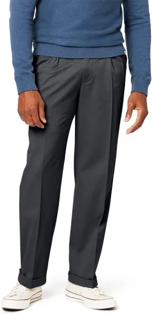 Dockers Men's Relaxed Fit Comfort Khaki Pants - Pleated