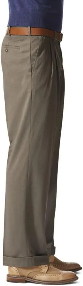 Dockers Men's Relaxed Fit Comfort Khaki Pants - Pleated