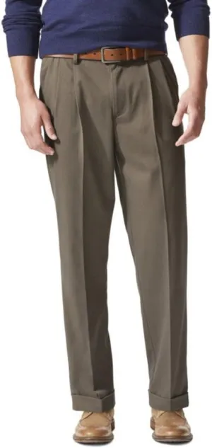Dockers Men's Relaxed Fit Comfort Khaki Pants - Pleated