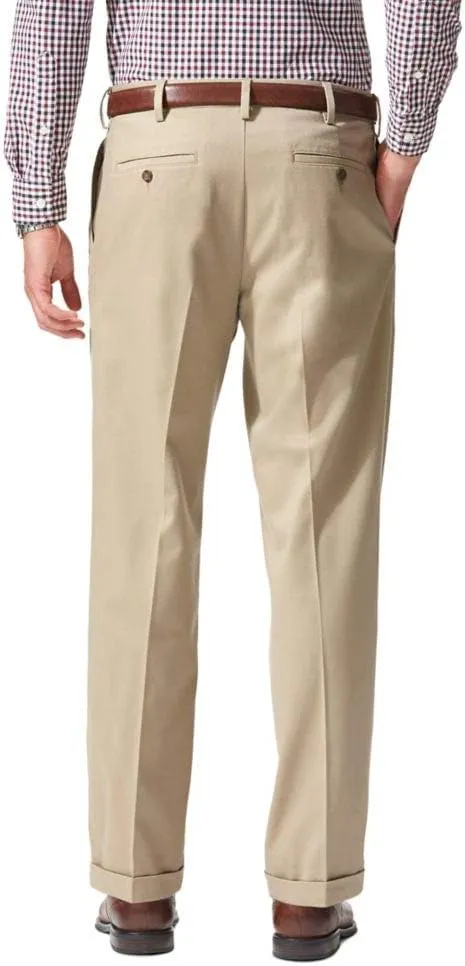 Dockers Men's Relaxed Fit Comfort Khaki Pants - Pleated