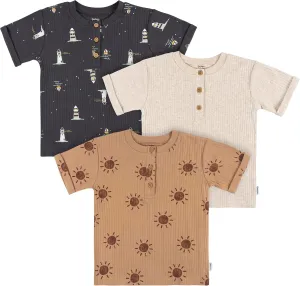 Gerber Baby Boys' Toddler 3-Pack Short Sleeve Pocket Tees