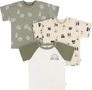 Gerber Baby Boys' Toddler 3-Pack Short Sleeve Pocket Tees