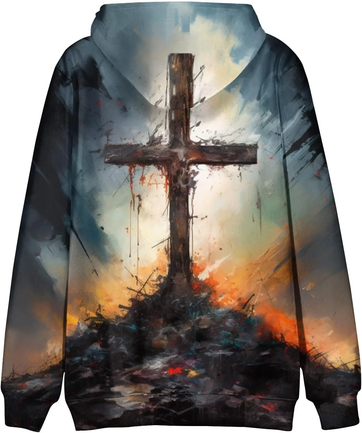 GOFULY Mens Graphic Hoodies Color Block Fall Sweatshirts Winter Hoodies Pullover Drawstring Long Sleeve Sweater With Pocket