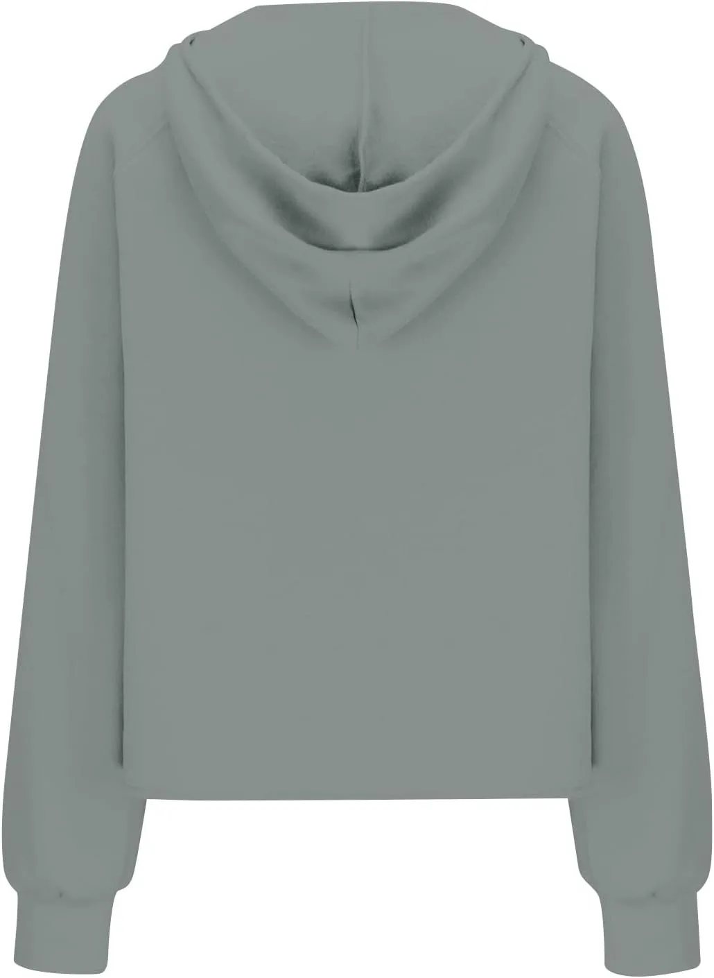 Half Zip Cropped Hoodies for Women Fleece Quarter Zip Up Pullover Oversized Sweatshirts 2024 Fall Clothes with Pocket