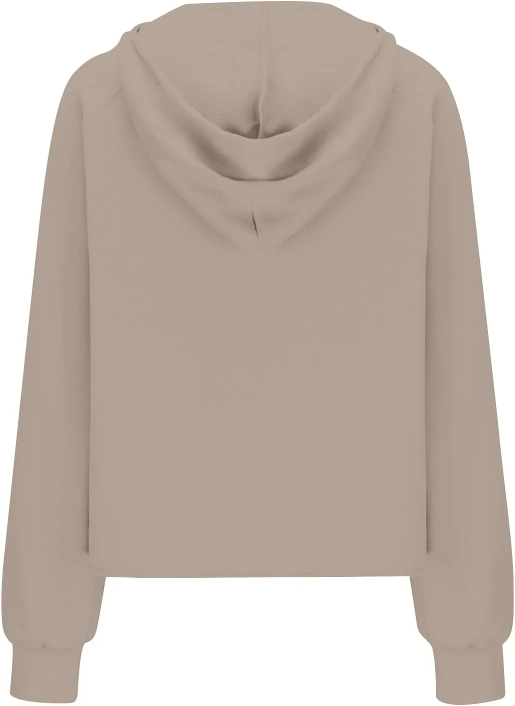Half Zip Cropped Hoodies for Women Fleece Quarter Zip Up Pullover Oversized Sweatshirts 2024 Fall Clothes with Pocket