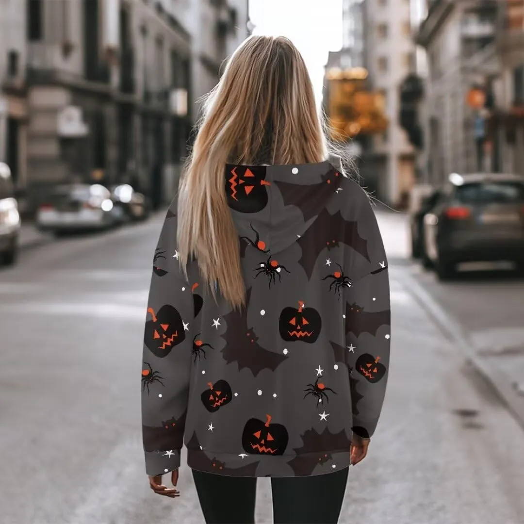 Halloween Sweatshirt for Women Graphic Hoodies 2024 Hooded Sweatshirt for Women Oversized Pullover Hoodies