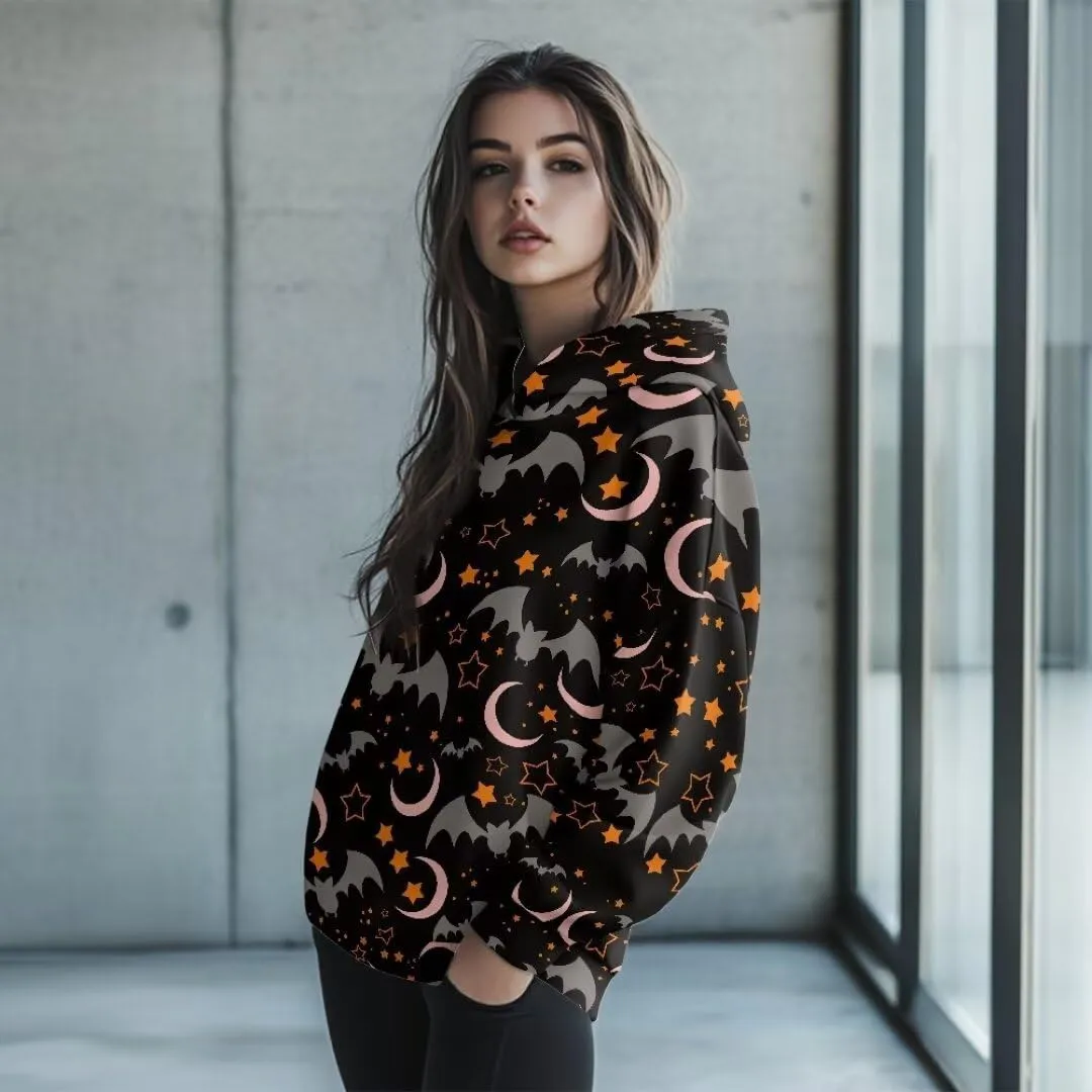 Halloween Sweatshirt for Women Graphic Hoodies 2024 Hooded Sweatshirt for Women Oversized Pullover Hoodies