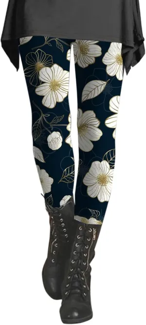 High Waist Workout Leggings Yoga Pants for Women Full Length Workout Tights Leggings High Waist Soft Sports Trousers