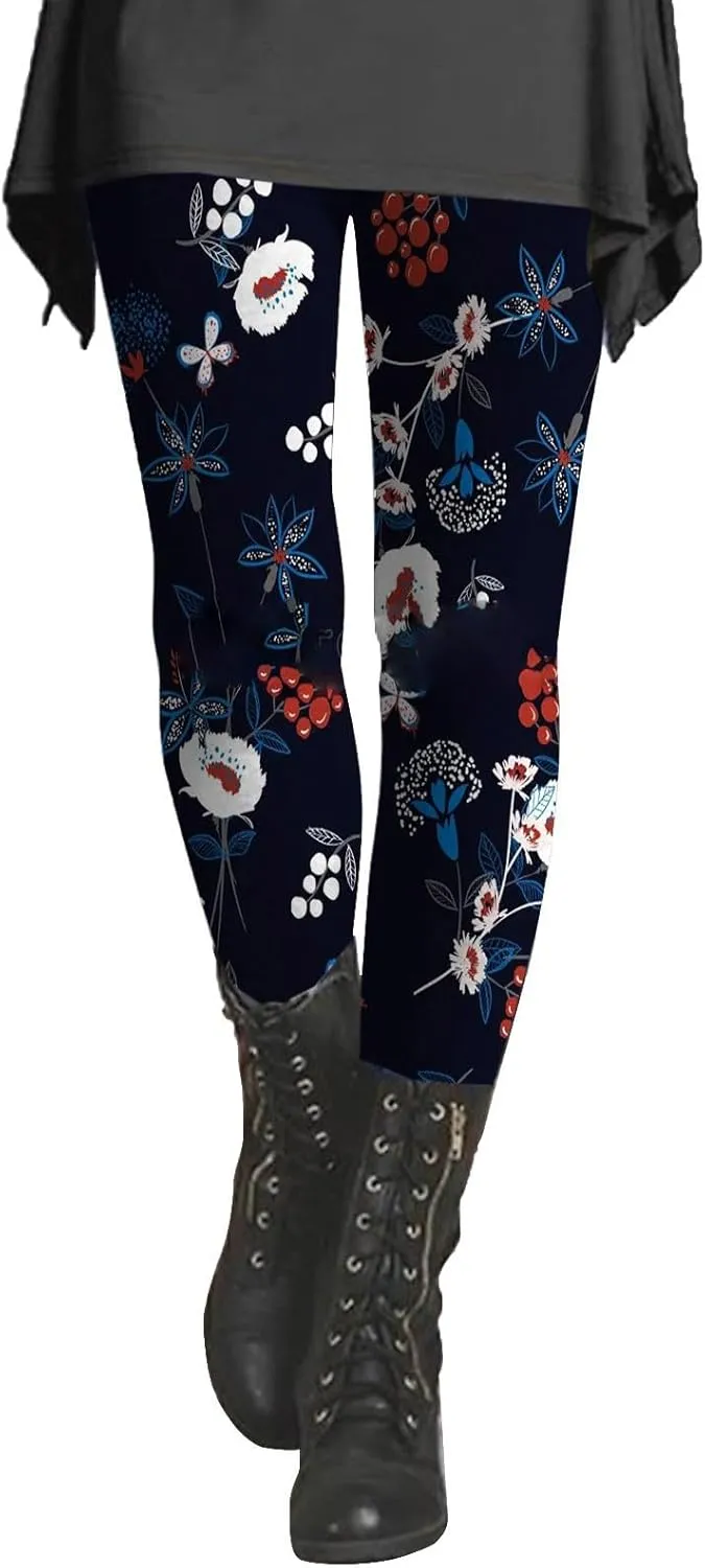 High Waist Workout Leggings Yoga Pants for Women Full Length Workout Tights Leggings High Waist Soft Sports Trousers