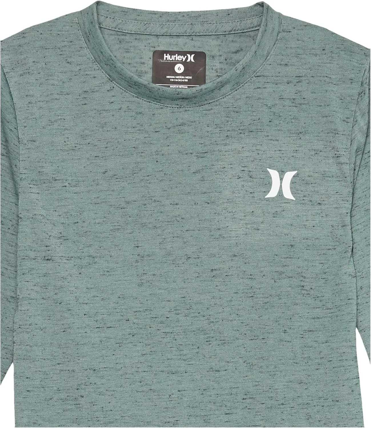 Hurley Boys' Long Sleeve Soft Basic Cloud Slub T-Shirt