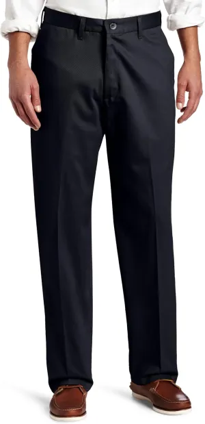 Lee Men's No-Iron Relaxed-Fit Flat-Front Pant