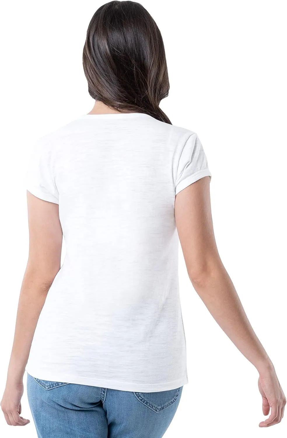 Lee Women's Classic Fit Short Sleeve V-Neck T-Shirt
