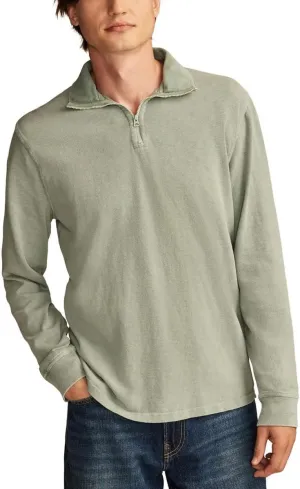 Lucky Brand Men's Weekend Slub Half Zip Mock