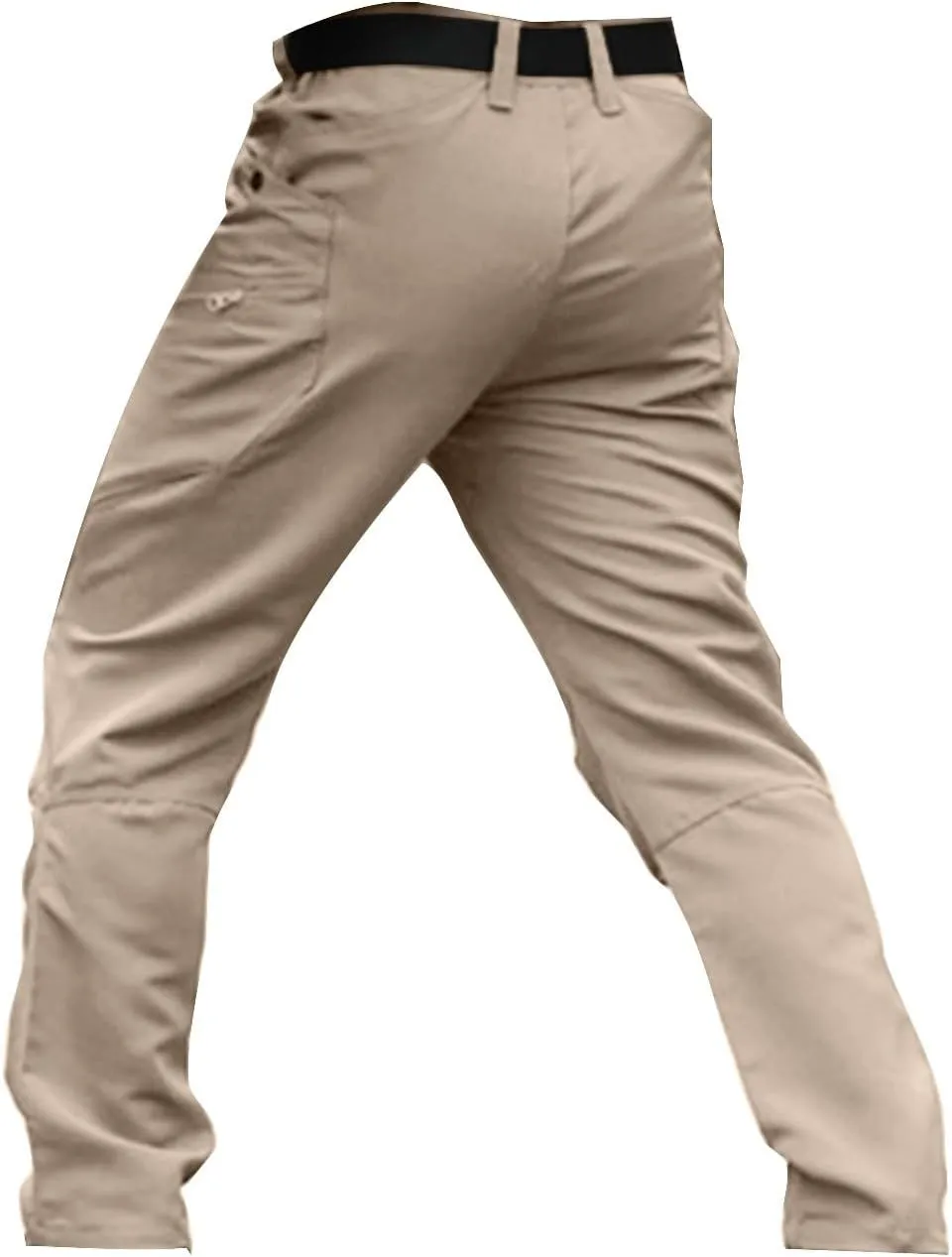 Men Cargo Pants Baggy Casual Work Pants Multi Pockets Water Resistant Tactical Pants Straight Hiking Trousers