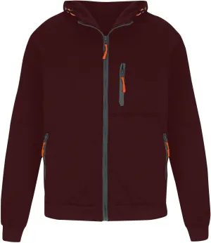 Men Zip Up Hoodie Big and Tall Thermal Sweatshirt Winter Personalized Sweater