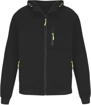 Men Zip Up Hoodie Big and Tall Thermal Sweatshirt Winter Personalized Sweater