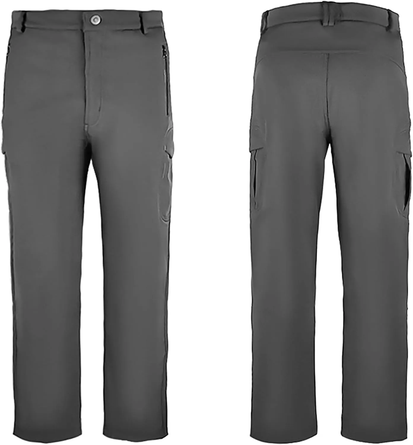 Mens Camo Pants Flexcamo - Tactical Waterproof Cargo Pants Fleece Lined Military Work Pants Warm Winter Hiking Pants
