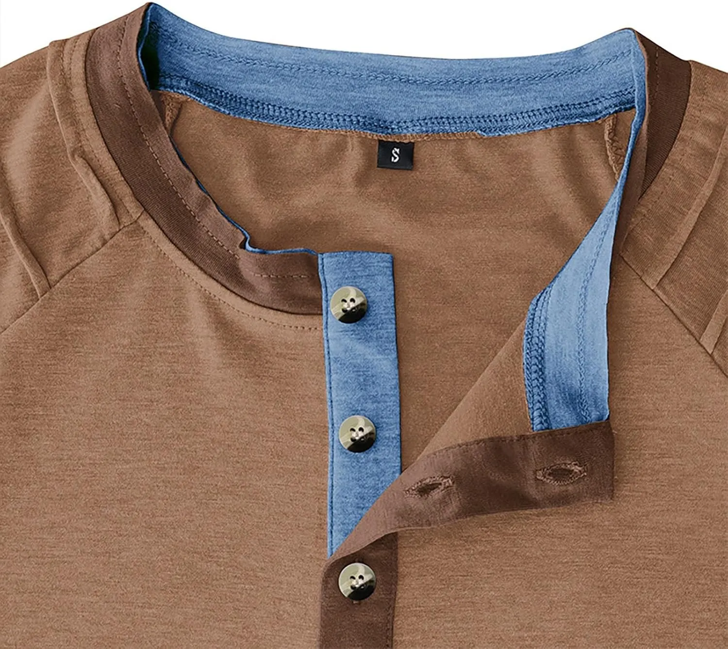 Men's Casual Henley T-Shirt Cotton Short Sleeve Shirt Soft Comfy Lightweight Breathable Summer Tops Everyday Wear