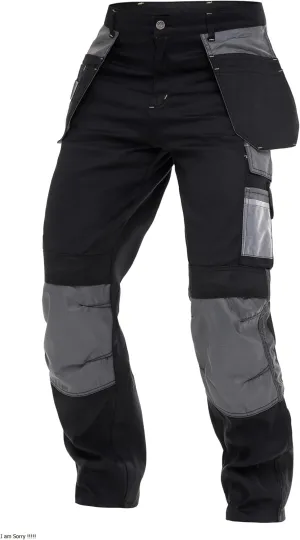 Men's Construction Pants Tactical Field Pants Multi-Pocket Carpenter Utility Cargo Heavy-Duty Work Pants