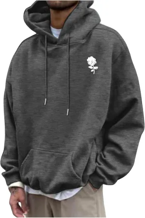Men's Graphic Print Long Sleeve Mens Graphic Oversized Hoodie Print Streetwear Casual Hoodies y2k Hooded Sweatshir